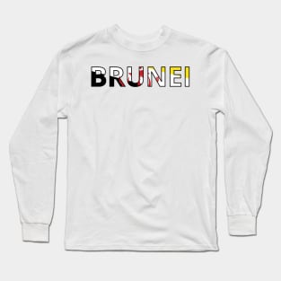 Drapeau Brunei Long Sleeve T-Shirt